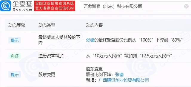 騰訊投資萬(wàn)象皆春，深化文化創(chuàng)意布局